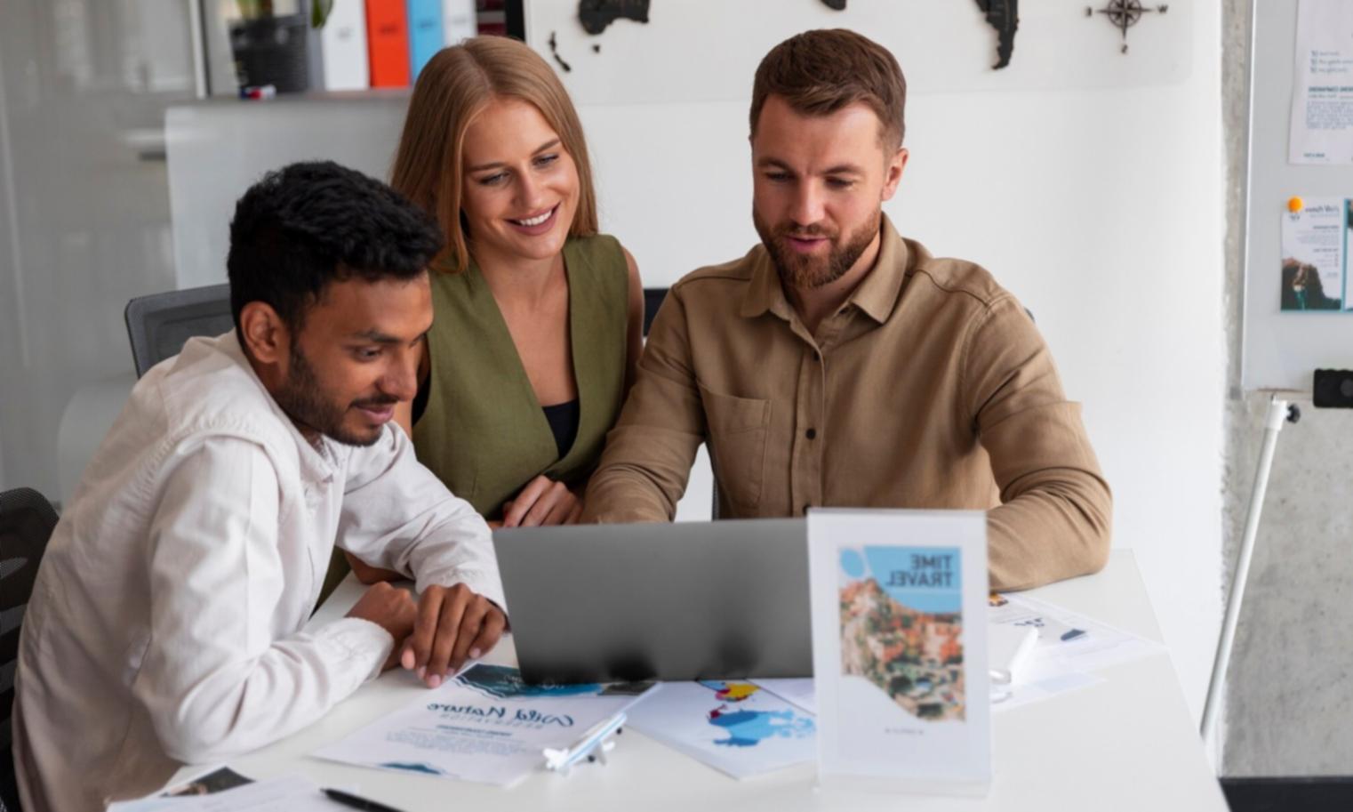 Team collaboration on financial research project